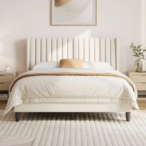 Queen upholstered platform - queen,