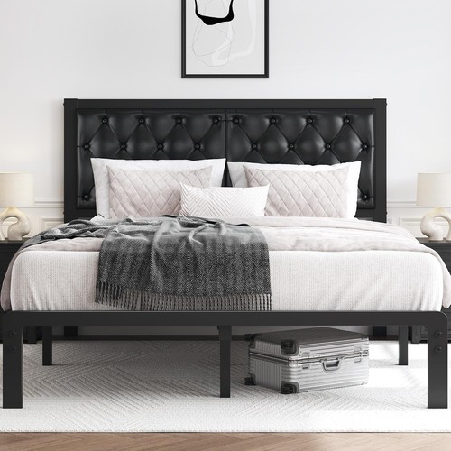 Queen bed frame upholstered - frame,